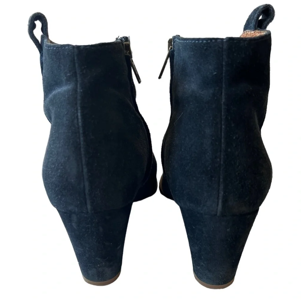 Madewell The Billie Boot in Suede Leather Black Size 9